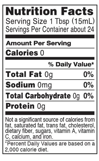 nutritional facts