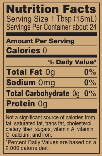 nutritional facts