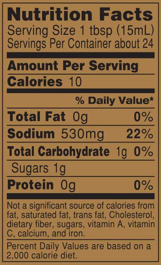 nutritional facts