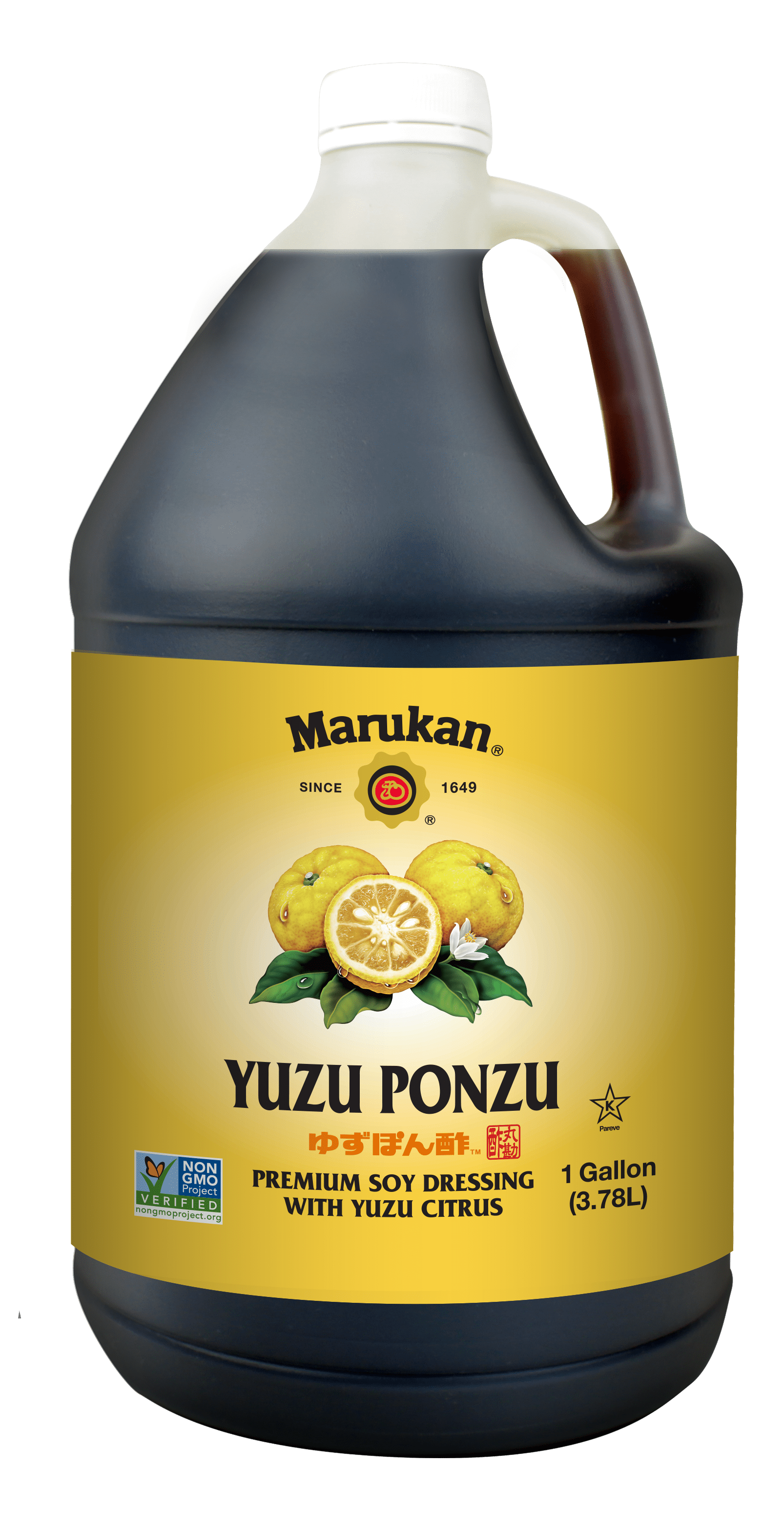 Bottle of Yuzu Ponzu Premium Soy Dressing with Yuzu Citrus