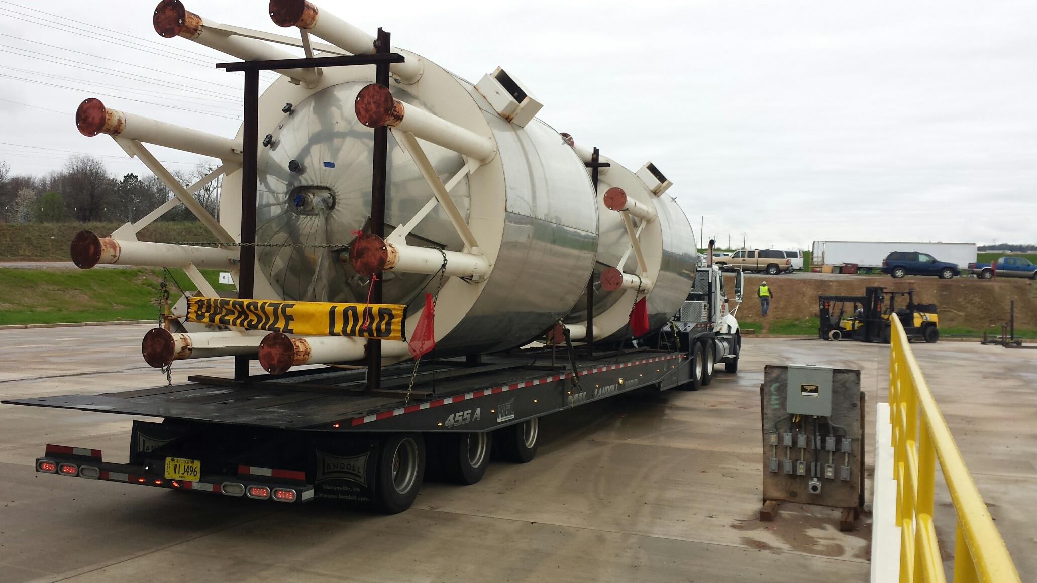 Sake Tanks Arrive at New Griffin, GA Brewery