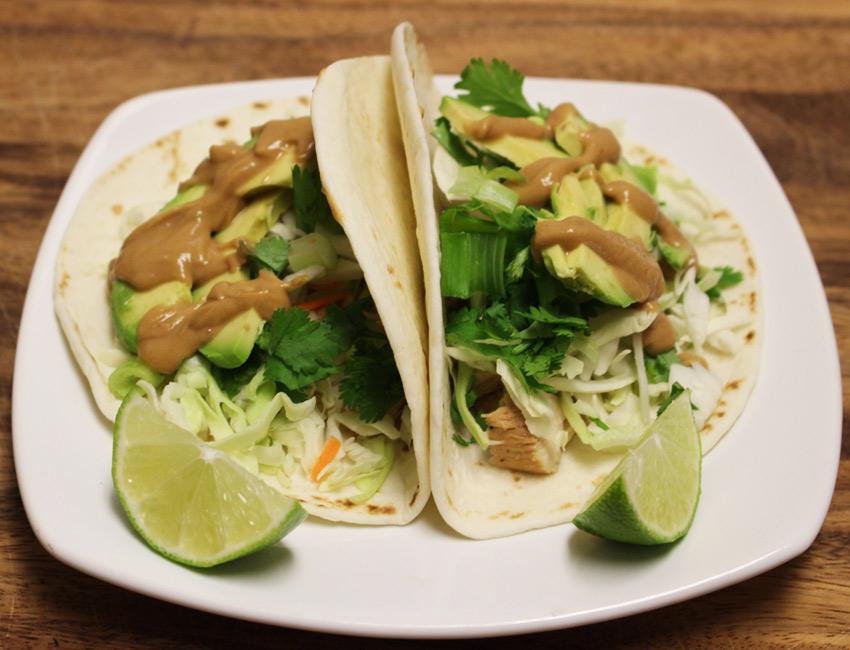 Marukan Thai Chicken Tacos