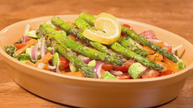 Delightful Roasted Asparagus Salad