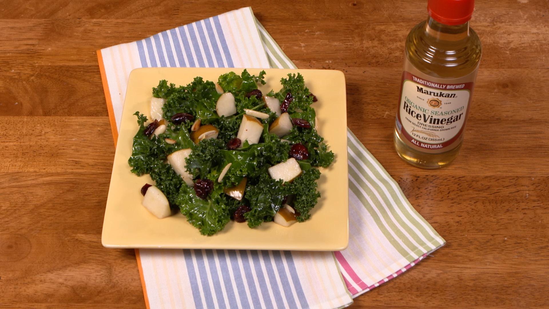 Torn Kale Salad with Jammin’ Rice Vinaigrette