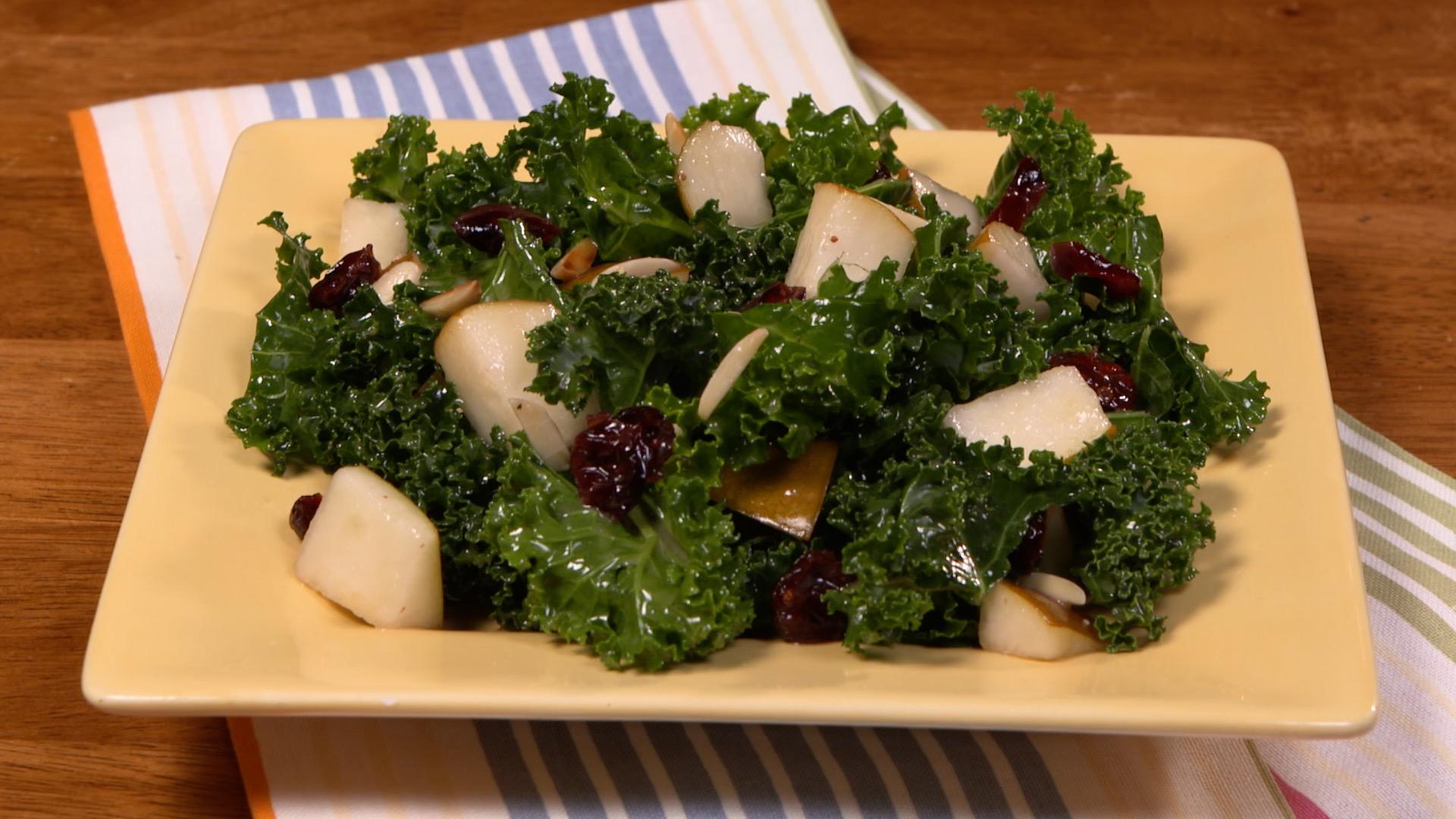Torn Kale Salad with Jammin’ Rice Vinaigrette
