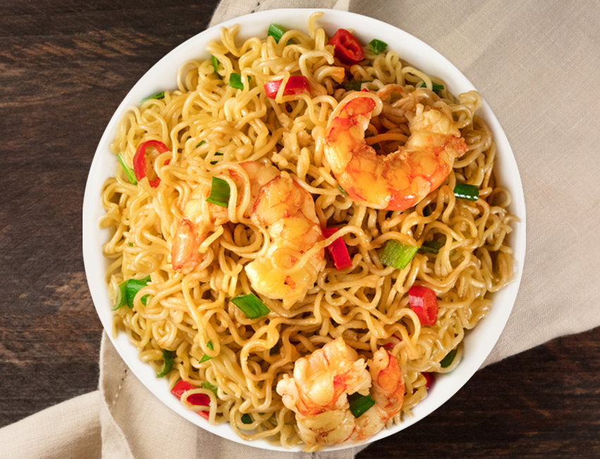 Marukan Quick and Spicy Shrimp Ramen Noodles