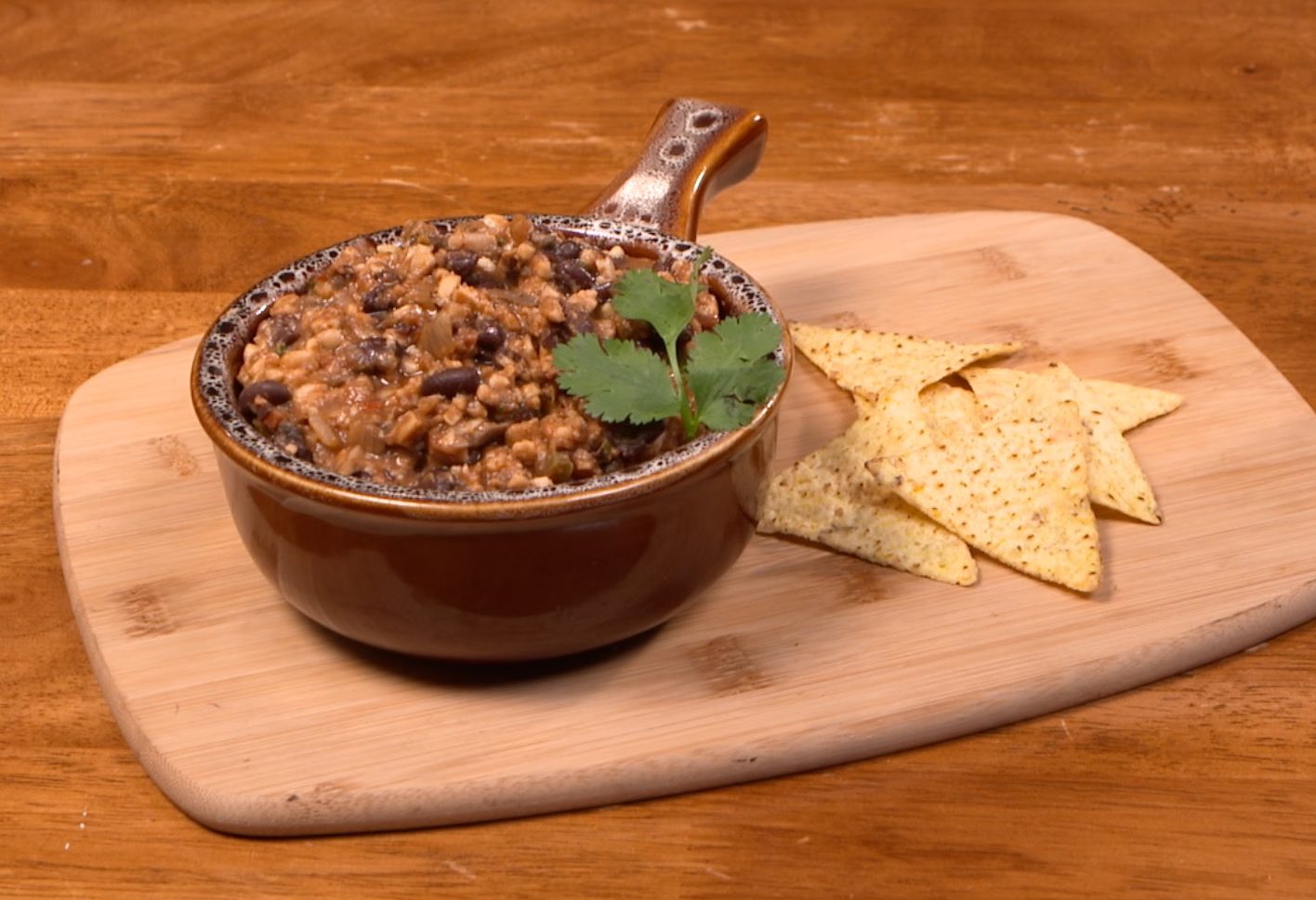 Tempeh and Black Bean Chili