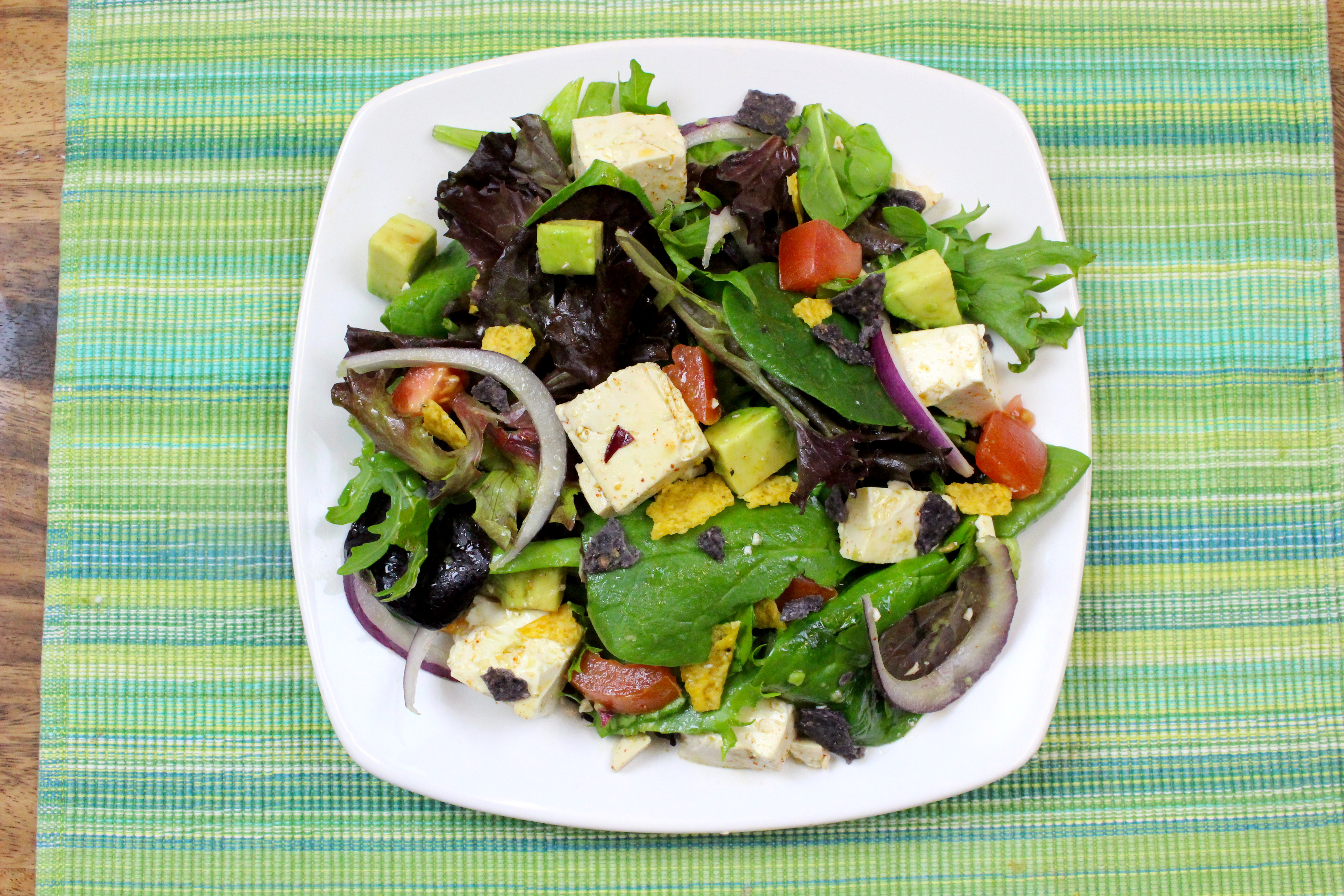 Tofu Tortilla Salad