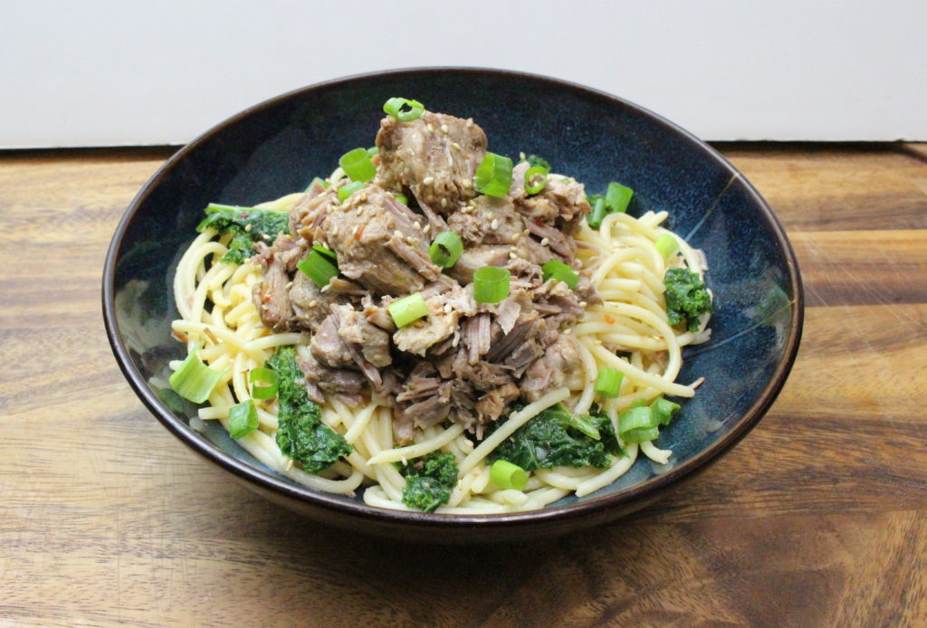 Marukan Instant Pot Soy Ginger Pork & Noodles