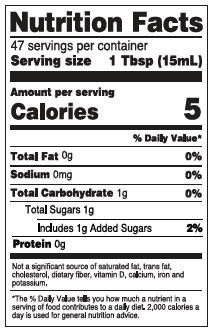 nutritional facts