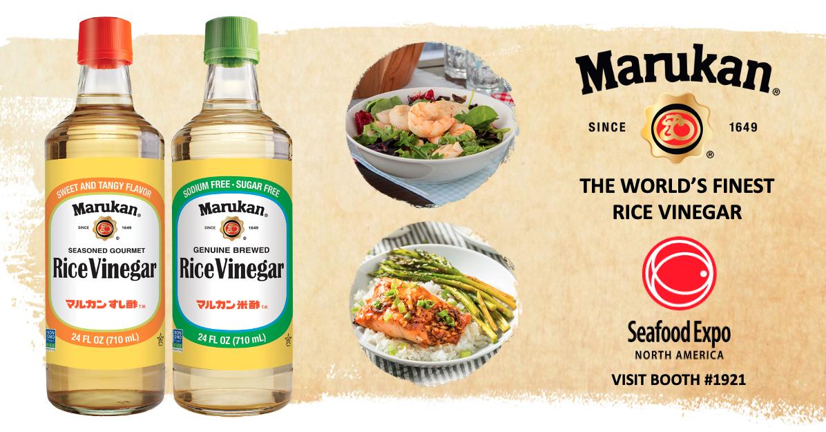 Marukan Features Rice Vinegars at Seafood Expo North America