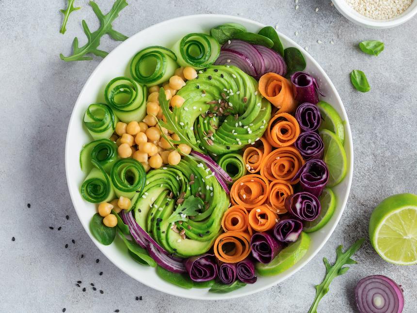 Marukan Avocado, Chickpea and Vegetable Salad
