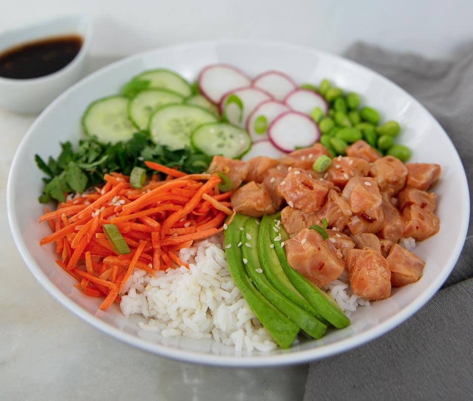 Marukan Salmon Poke Bowls