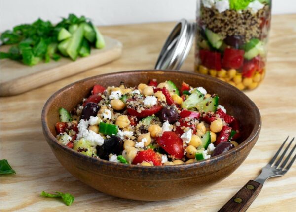 Marukan Mediterranean Quinoa Mason Jar Salads