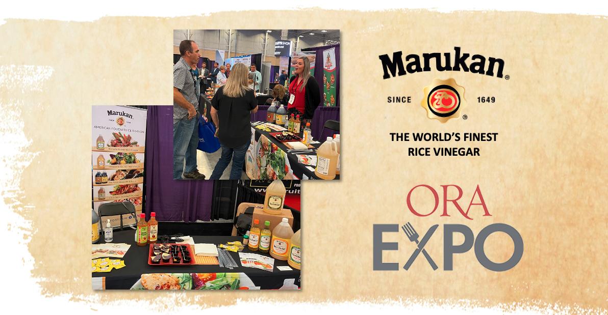 Attendees Taste the Delicious Marukan Difference at the ORA Expo