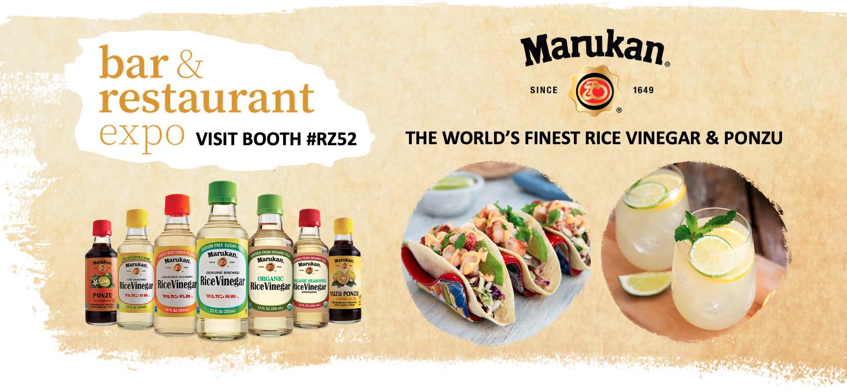 Marukan is Serving Up Tasty Drinks & Samples at the Bar & Restaurant Expo