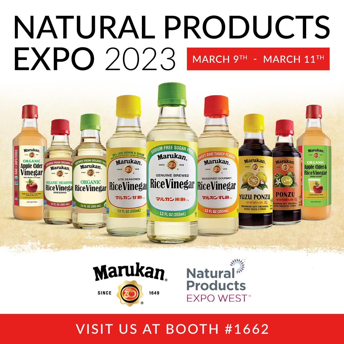 Visit Marukan at Natural Products Expo West