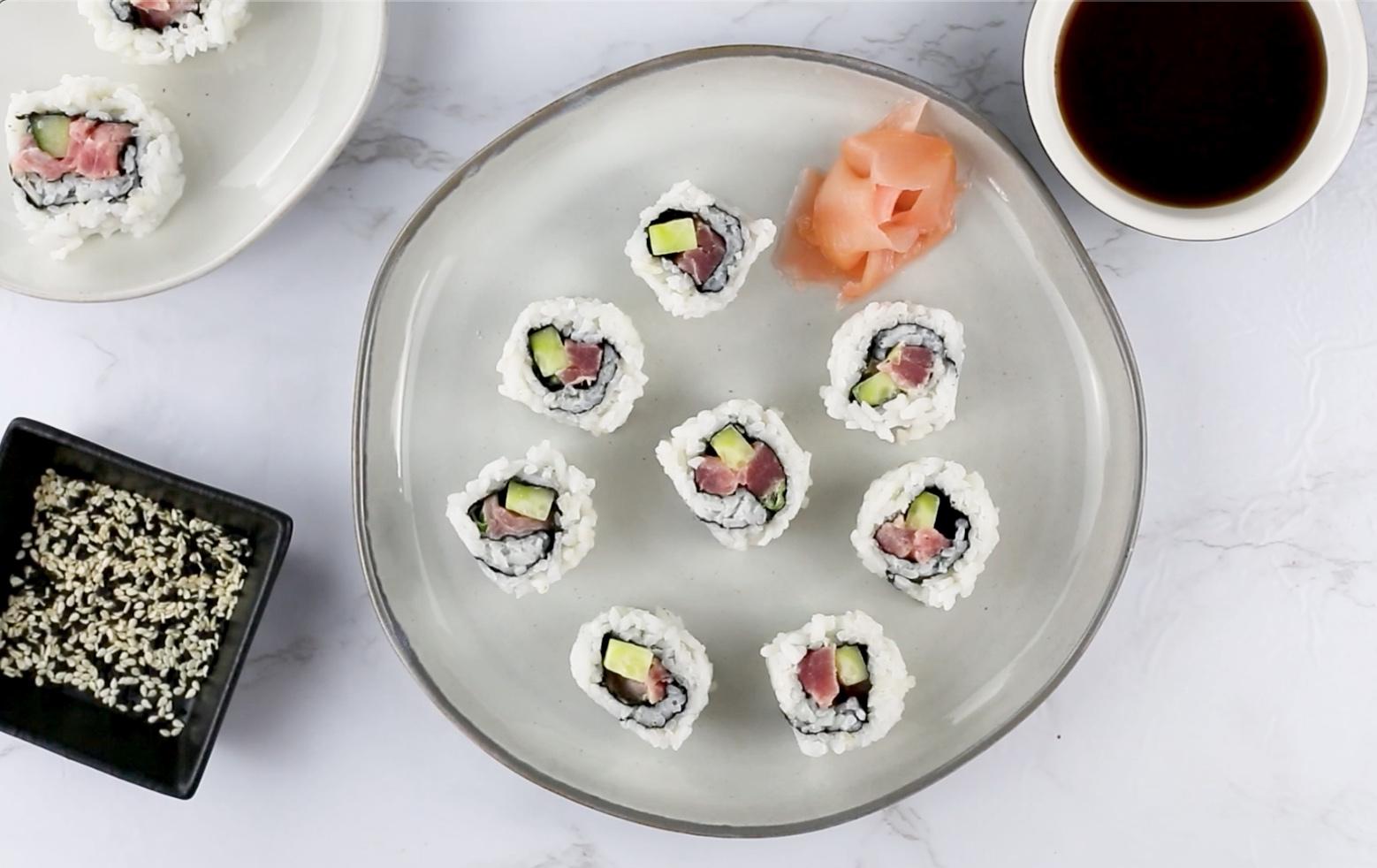 Marukan Yuzu Tuna Sushi Rolls