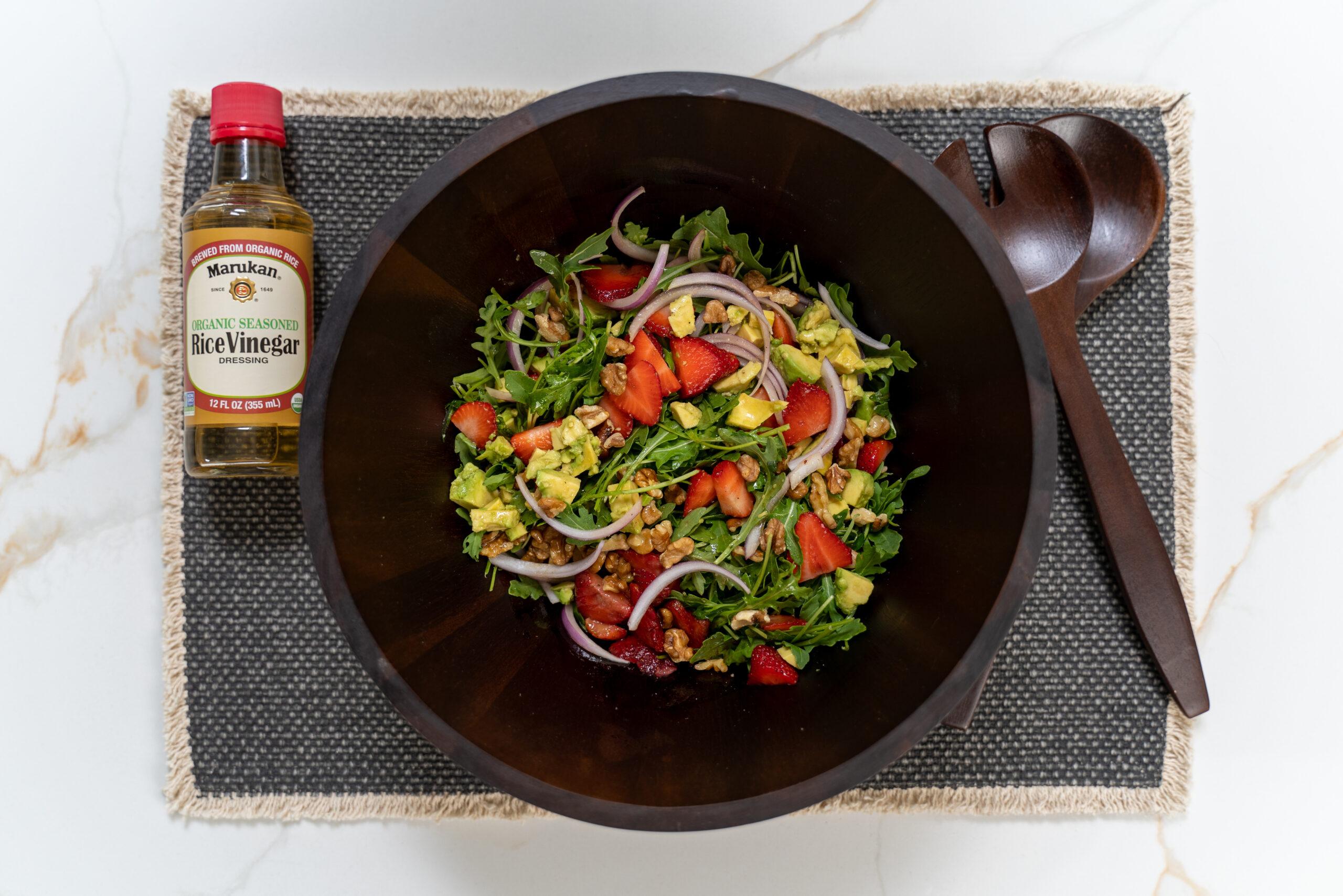 Marukan Strawberry Arugula Salad