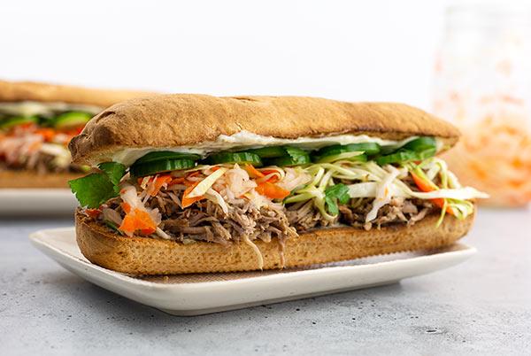 Marukan Pulled Pork Banh Mi Sandwich