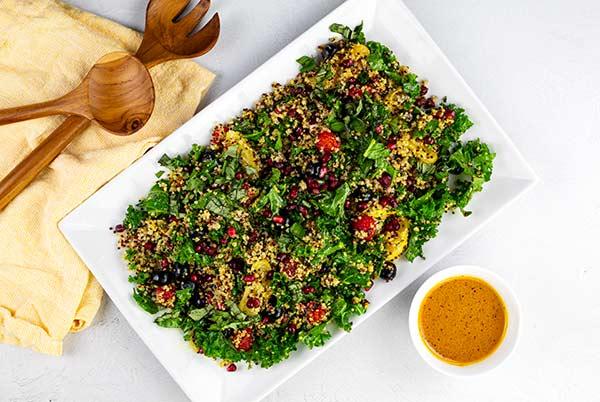 Marukan Superfoods Salad with Turmeric-Infused Dressing