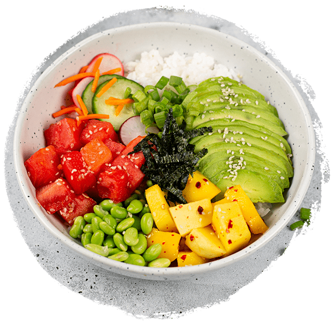 Marukan Vegan Watermelon Poke Bowls
