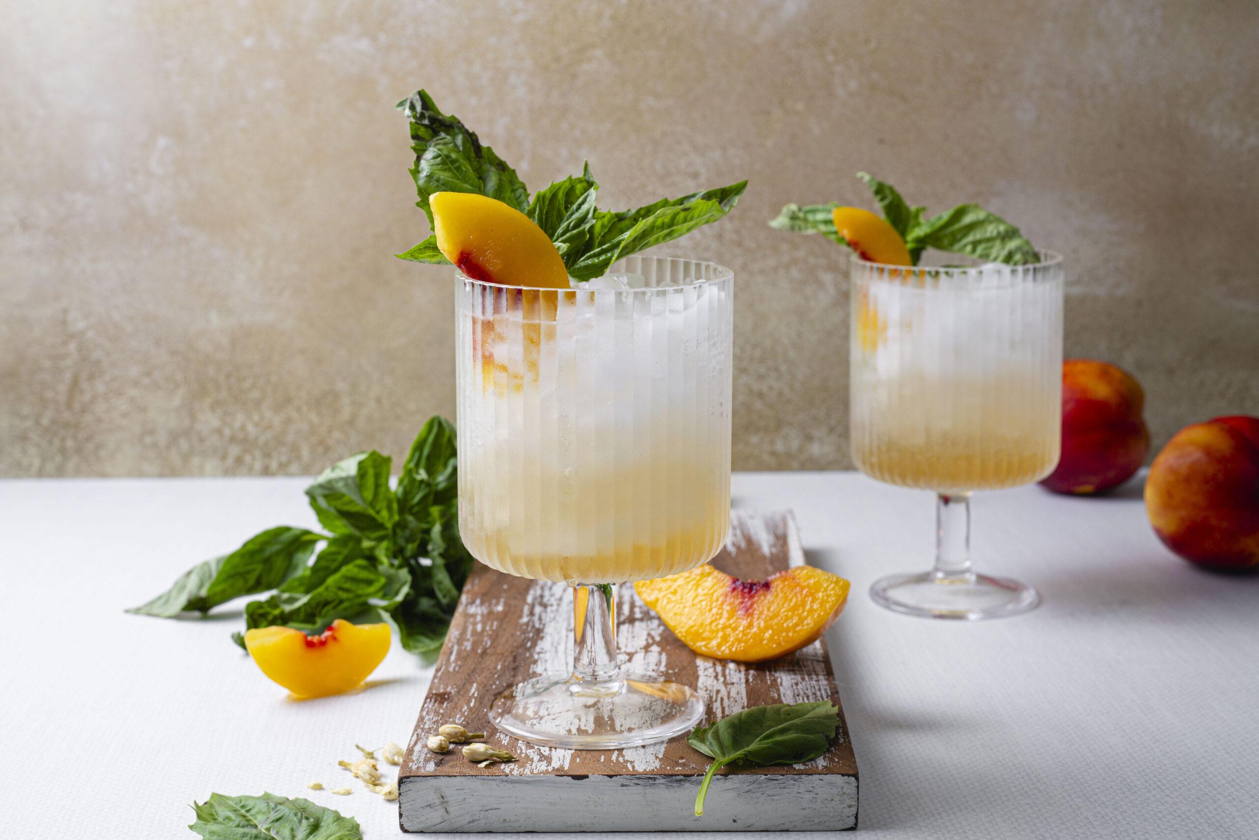 Marukan Peach Basil Shrub