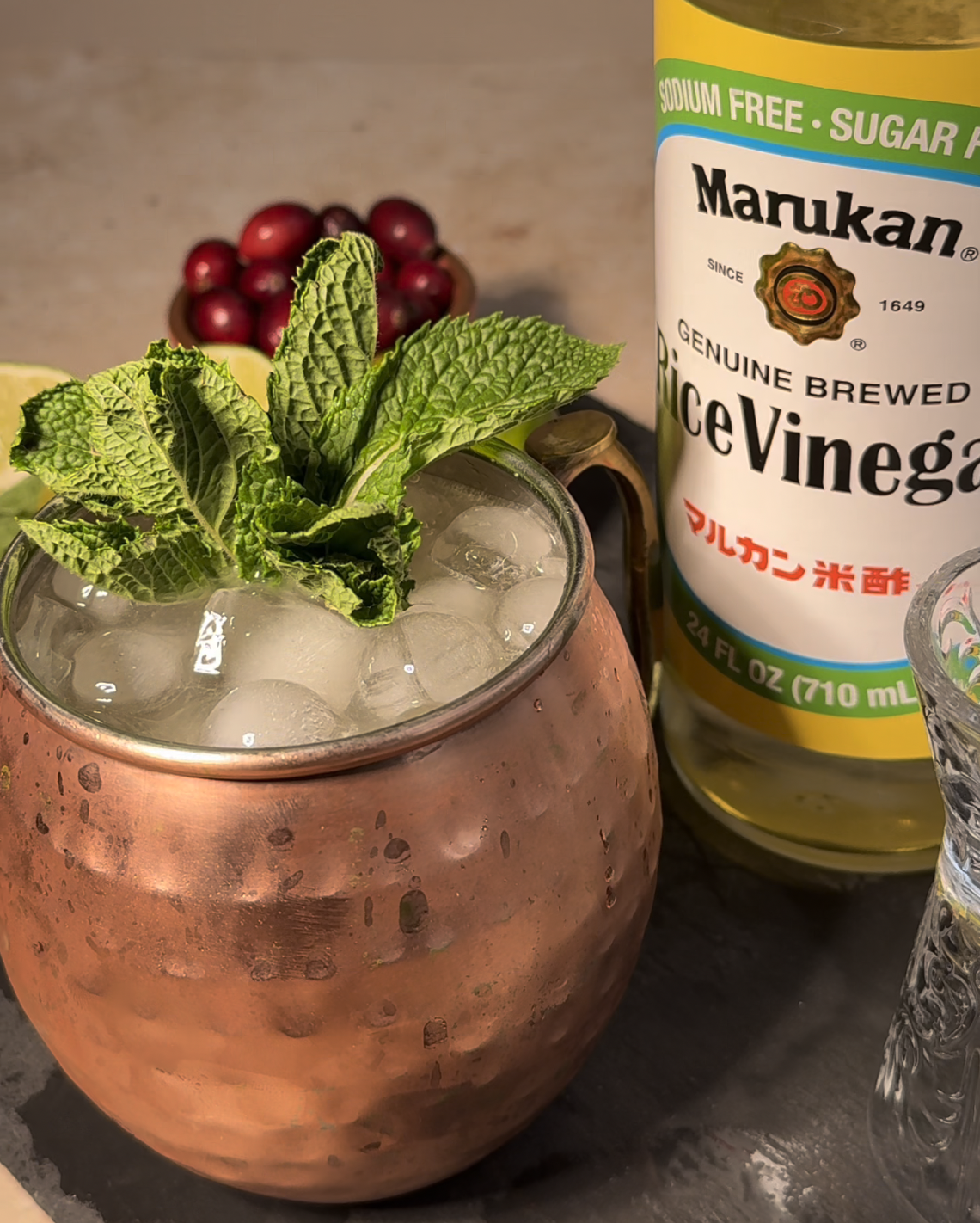 Marukan Ginger Vinegar Mule Mocktail